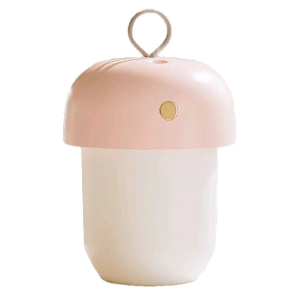 Миниатюрный портативный увлажнитель воздуха с зарядкой по USB и мягсветильник