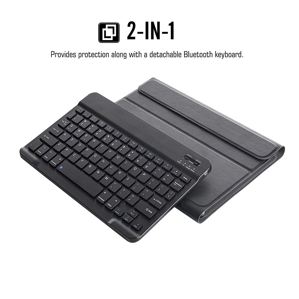 Bluetooth Keyboard Case For Samsung Galaxy Tab A7 10.4&quot 2020 T500 S7 &amp Plus S6 Lite S4 S5e 8.0 10.1 2019 8.4 | Компьютеры и