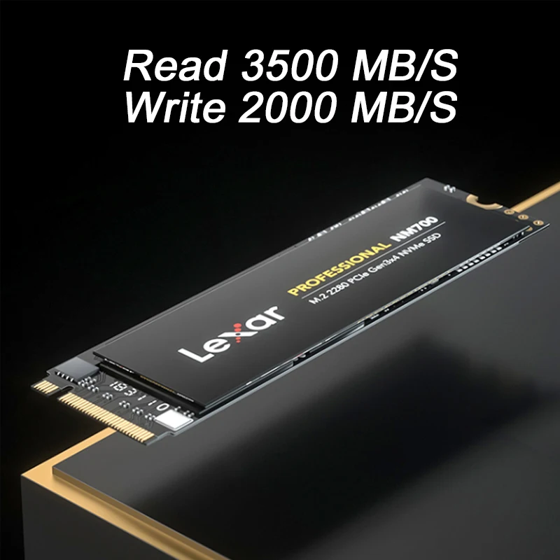 Внутренний твердотельный накопитель Lexar 256 ГБ 512 ТБ SSD NVMe PCIe Gen3x4 NM700 M.2 2280 TLC HDD