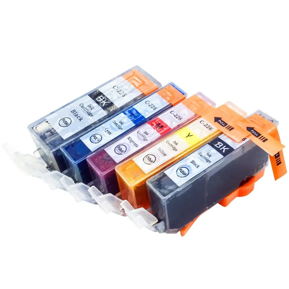 Совместим с 5pk PGI 225/CLI 226 чернильные картриджи MG6110 MG6120 225|Чернильные картриджи| |