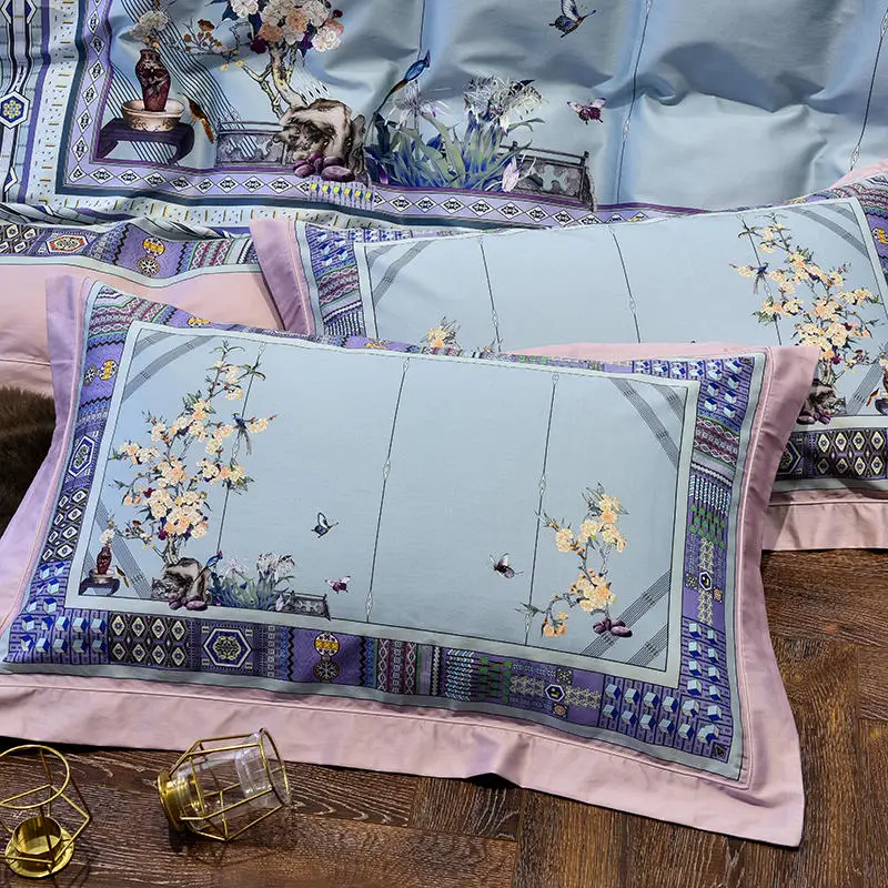 Комплект постельного белья 100S из египетского хлопка цифровой комплект с