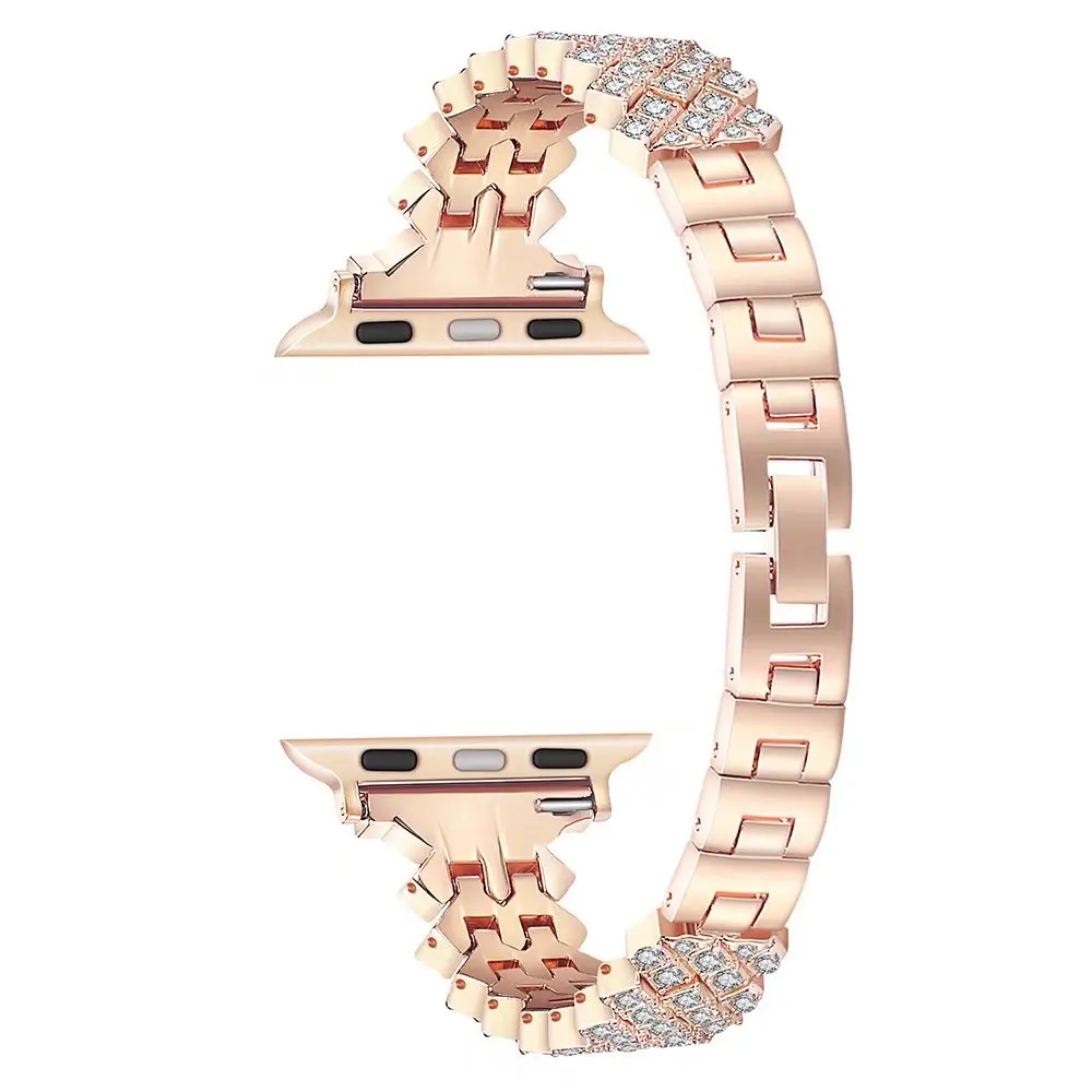 Ремешок для часов Apple Watch Band Bling металлический браслет iWatch SE Series 6 5 4 3 38 мм 40 42 44 |