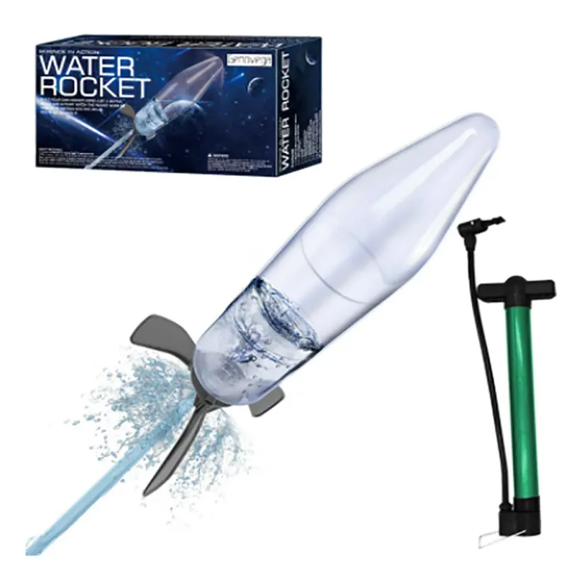 Juguete de lanzamiento de cohete de agua pulverizada para ni&ntilde;os, juguetes deportivos, lanzador de cohete Pop Up, rompecabezas de deporte al aire libre, juguete de ciencia para ni&ntilde;os, regalos para ni&ntilde;os-0
