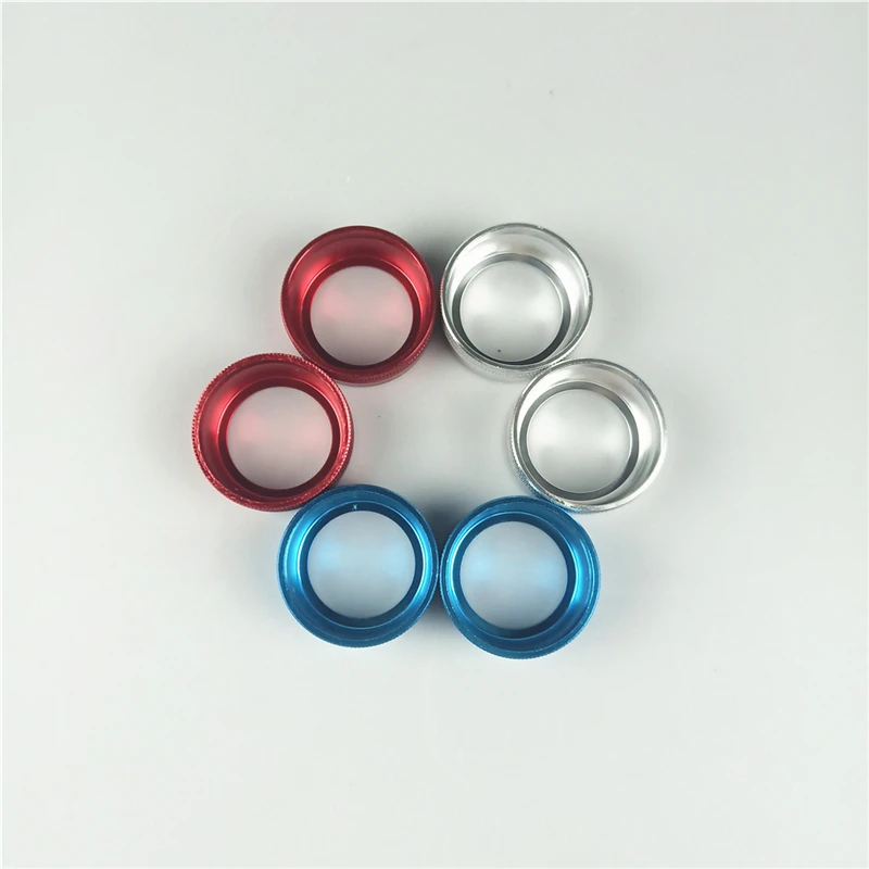 Car Styling Center Console Volume Knob Circle Decoration Sticker Trim For Porsche Panamera Cayenne Macan Aluminium Alloy Decals