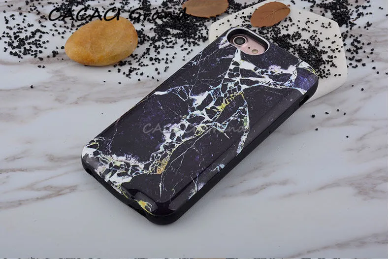 6s 6 7 8 4.7 inch Мраморная батарея чехол для iPhone 6 s 6s 6 power Bank портативный зарядный чехол для iPhone 7 8 4,7 дюймов зарядное устройство чехол - Цвет: 6s 6 7 8 4.7 inch