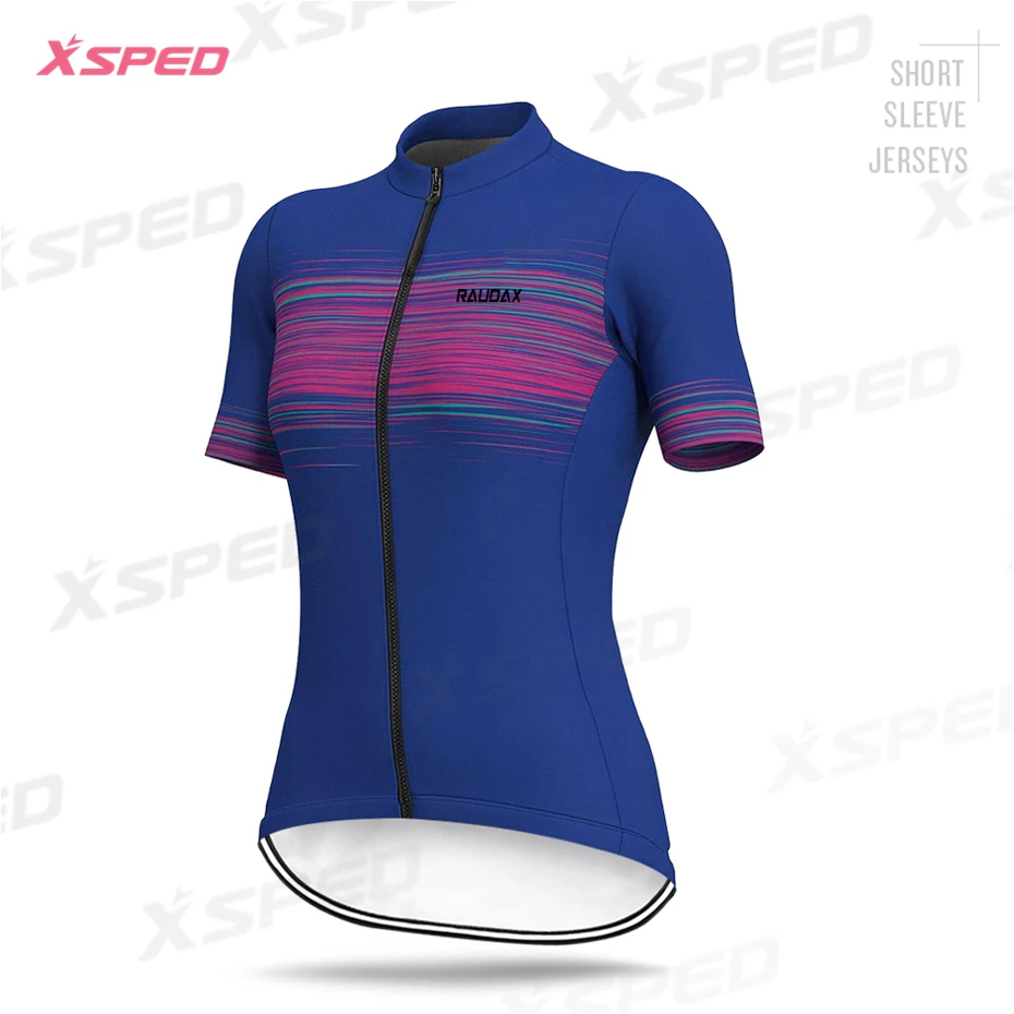 Cycling Jerseys Женская одежда для велоспорта, костюм для шоссейного велосипеда с коротким рукавом, комплект из Джерси, одежда для горного велосипеда, Женская командная форма для триатлона MTB - Цвет: Cycling Jerseys