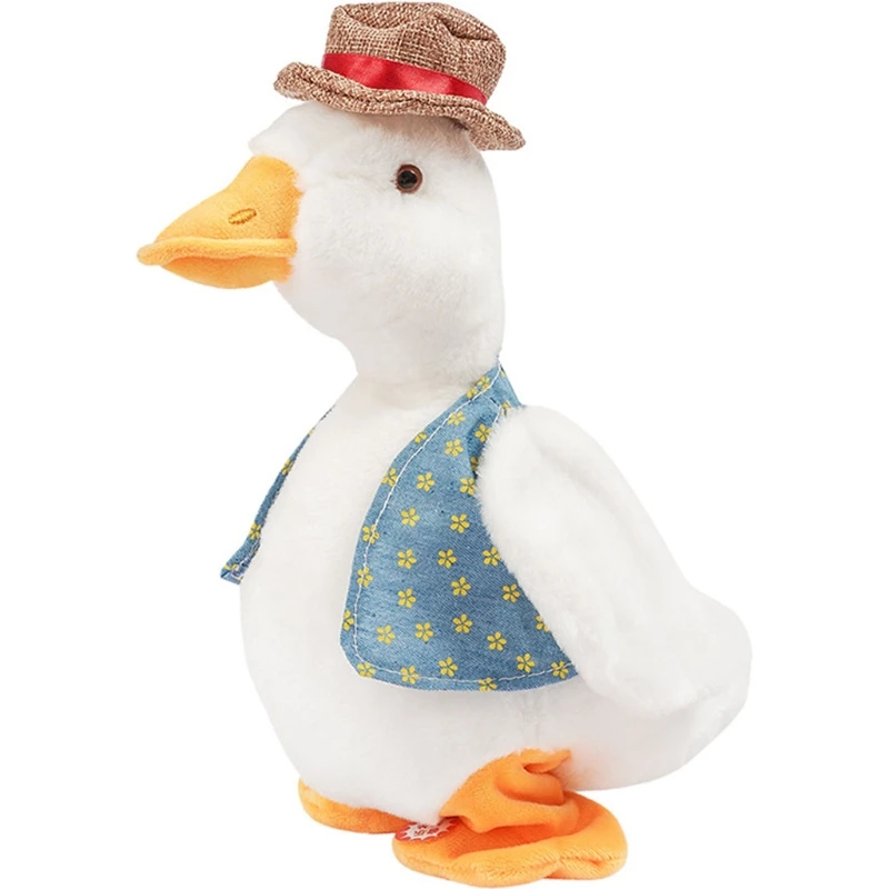 

25cm/9.84in Electric Duck Novelty Mini Talking Ducks Dancing Creative Supplies Kids Relieve Boredom