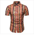 Мужская рубашка с коротким рукавом, приталенная, Camisa Social Masculina Chemise Homme, новинка, летняя мужская однотонная деловая рубашка 6537