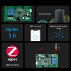 Беспроводное сетевое реле режимов Zigbee, RF Plus Wi-Fi, дистанционное управление через приложение, самоблокирующаяся блокировка, переключатель гаражных ворот