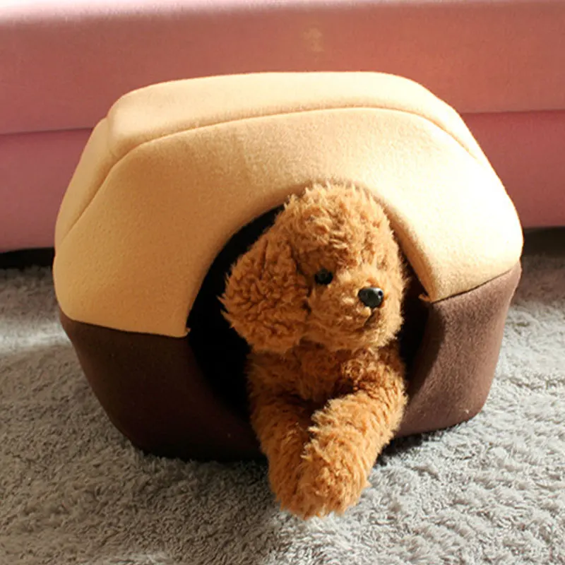 

Winter Cat Dog Bed House Foldable Soft Warm Animal Puppy Cave Sleeping Mat Pad Nest Kennel Pet Supplies LB88