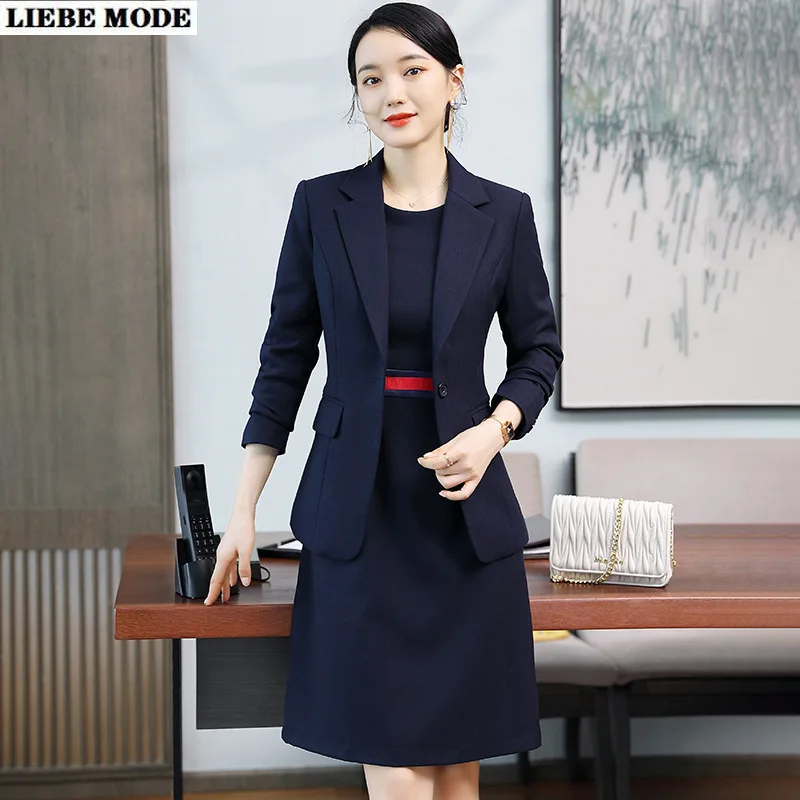 Office Lady Pants Suit Women Korean Fashion Ol 2 Piece Trousers and Jacket Set Business Formal Pantsuits Female Blazer Suits