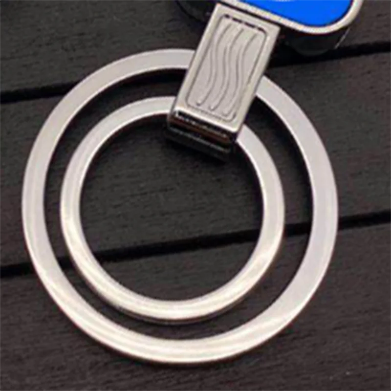 

Metal keychain metal alloy buckle waist car keychain Room key manager titanium blue car key ring for honda CRV 2019 2016 2020