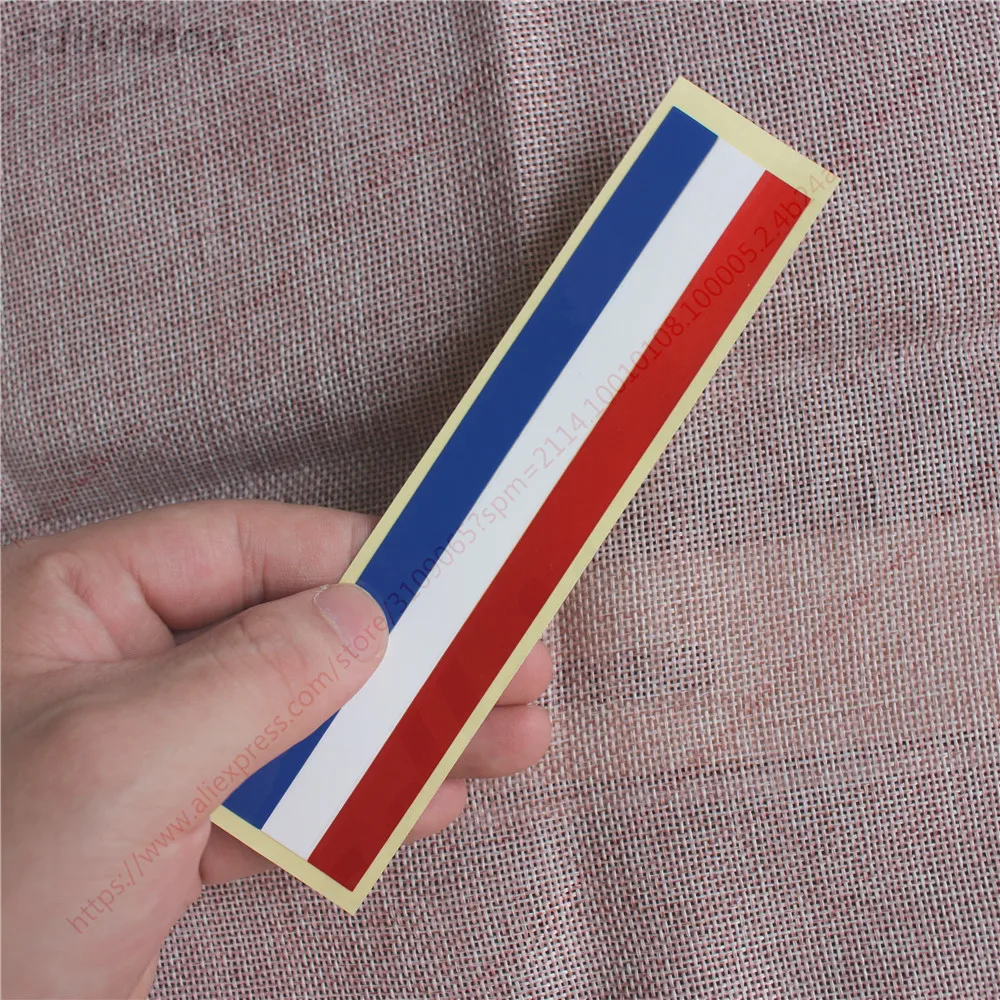 

15cm Universal Car Strip Sticker France Netherlands Nation Flag Decals Styling For Peugeot Citroen Renault Bugatti DS Dacia