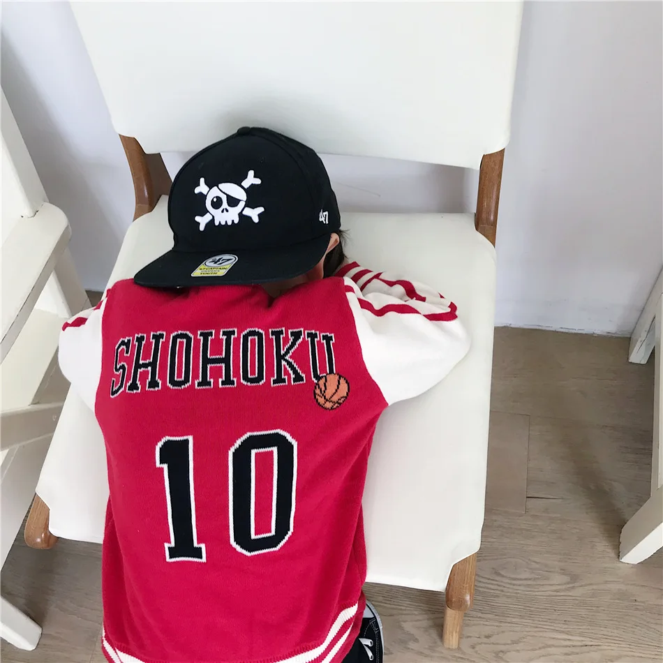 Tonytaobaby/детская одежда на осень и зиму; спортивный баскетбольный свитер; костюм для мальчиков; осенняя одежда для девочек