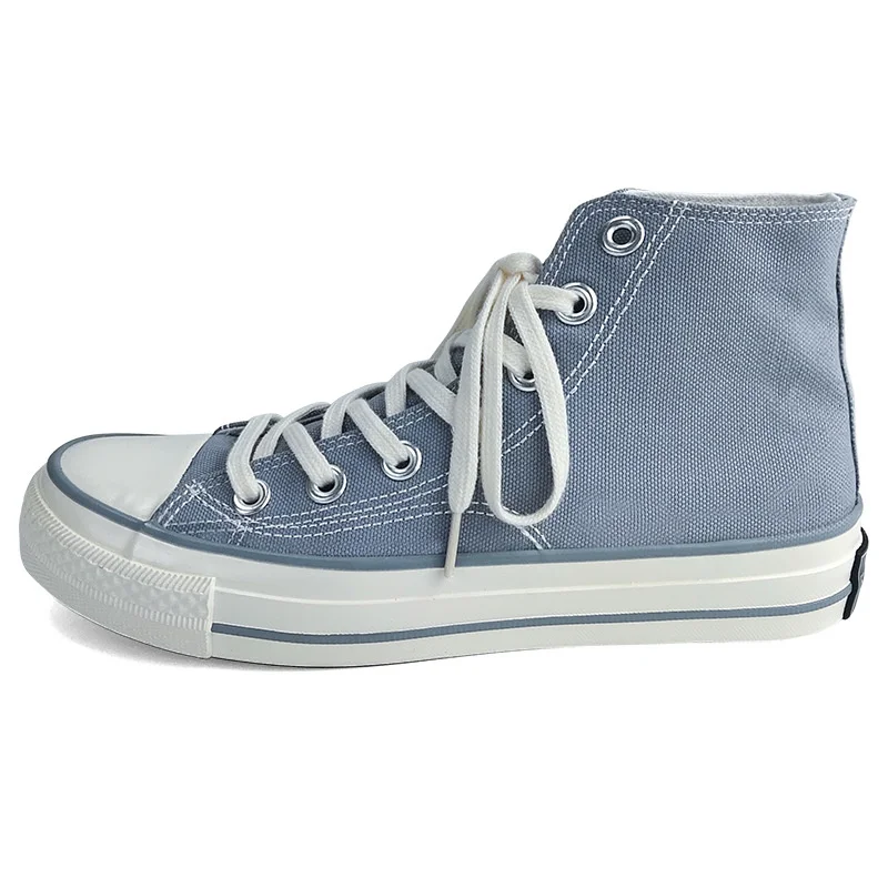 

Sky Blue Fairy Pink Women Canvas Shoes Girls Casual Sneakers Solid Color Basic Classic Style All Match 35-40 High Quality Flats