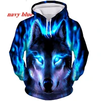 3d wolf printed hoodie fashion men women personality sweatshirt cool pullover