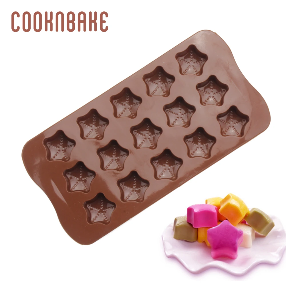 COOKNBAKE силиконовая форма для шоколада конфет звезды липкий ледяной поднос сделай