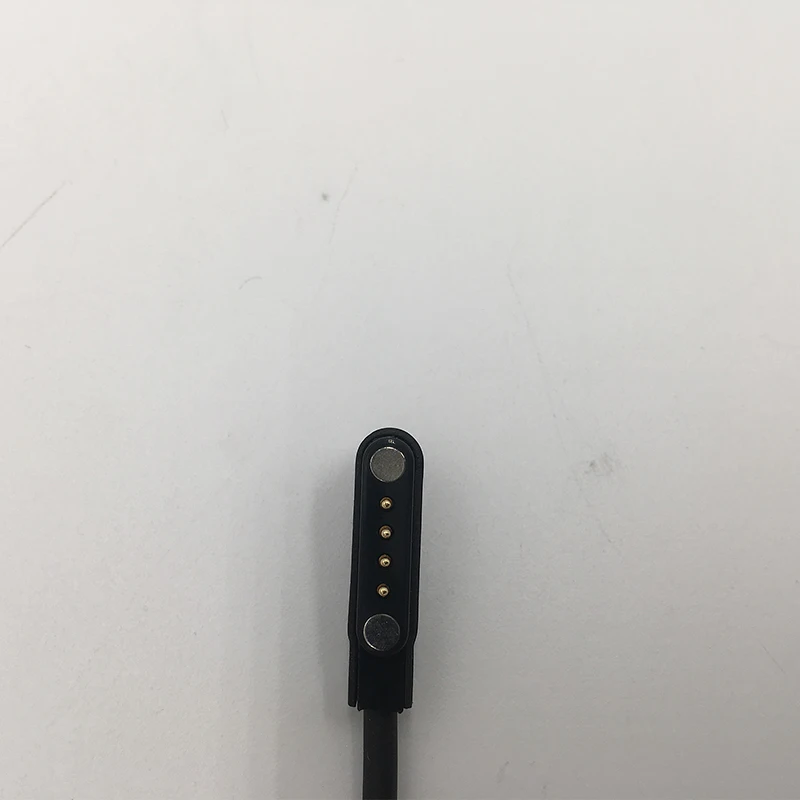 4 контакта черное магнитное зарядное устройство USB для умных часов thor 5 pro кабель