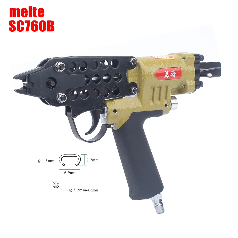 

Meite SC760B = SC760C Air C Nail Gun Pneumatic Cage Stapler SC760B New Design