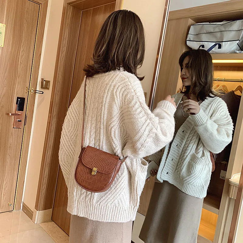 BXX Sac / 2019 Fashion Autumn Winter Luxury Women's Handbags Designer Joker Crocodile Pattern Shoulder Crossbody Bag 19K-a63 |