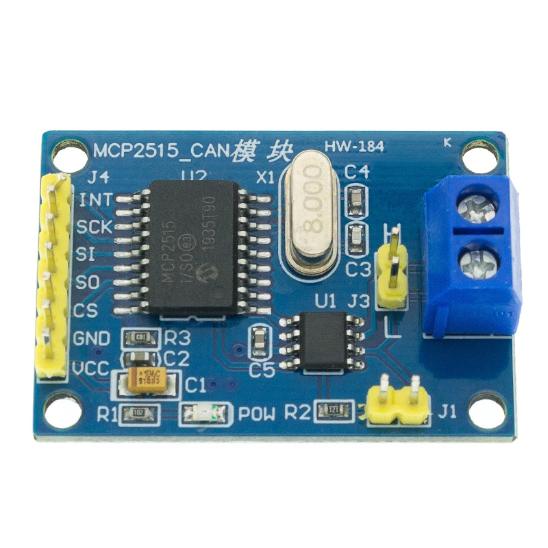 D71 MCP2515 CAN шина модуля TJA1050 приемник SPI для 51 MCU контроллер рычага|spi module|spi controllerc c |