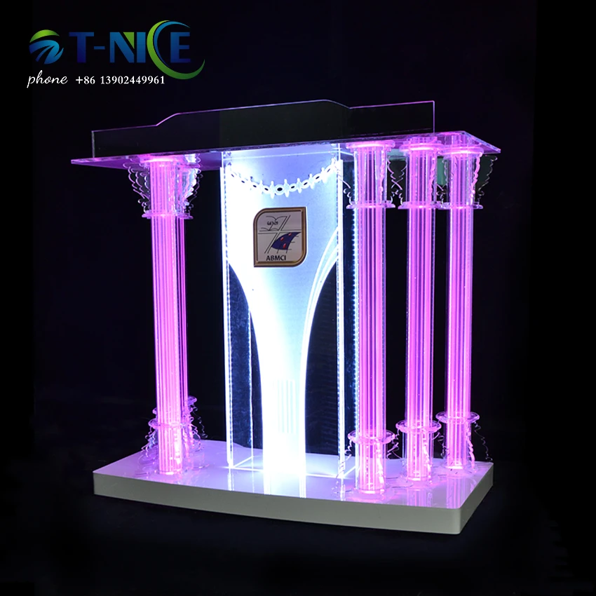 

AILKE 2021 Top Level Crazy Selling Acrylic Lectern Us Bishops Used Church Pulpits Truth Weddind Stand Podium Theater Furniture