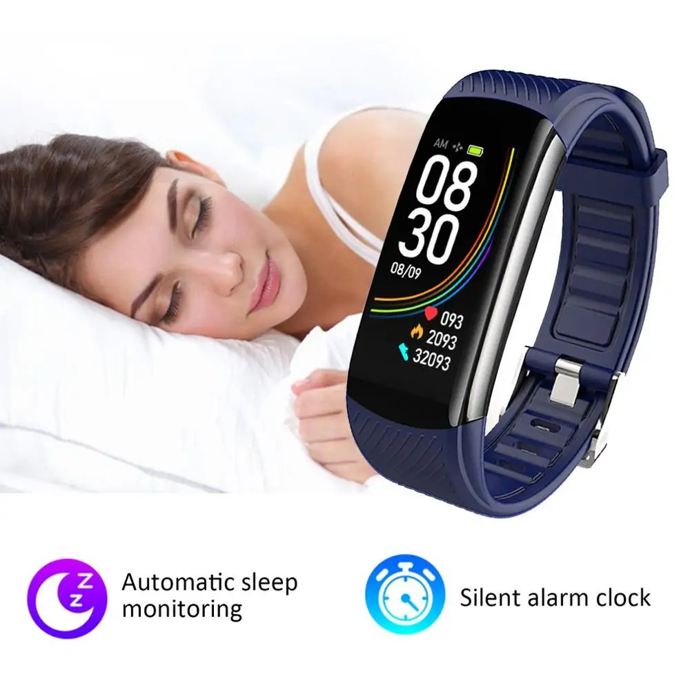 C6T браслет для измерения температуры тела информация о часах Push Sleep упражнение
