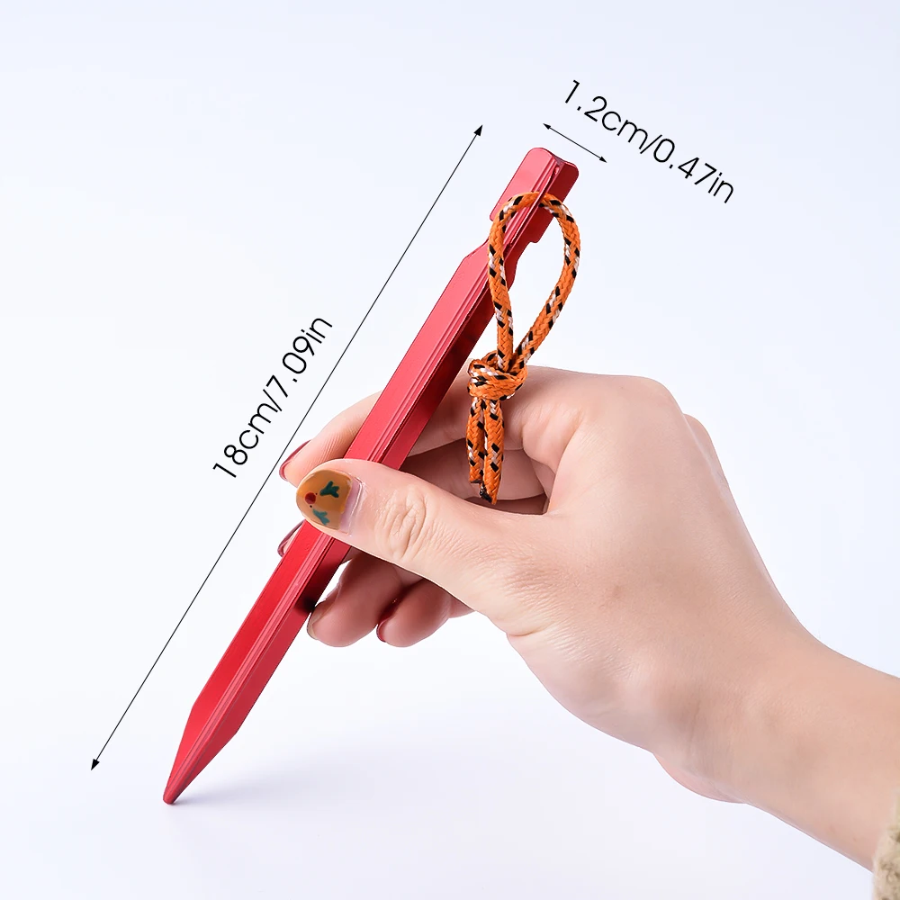 Алюминиевая палатка для ногтей 700I из алюминиевого сплава с веревкой кемпинга