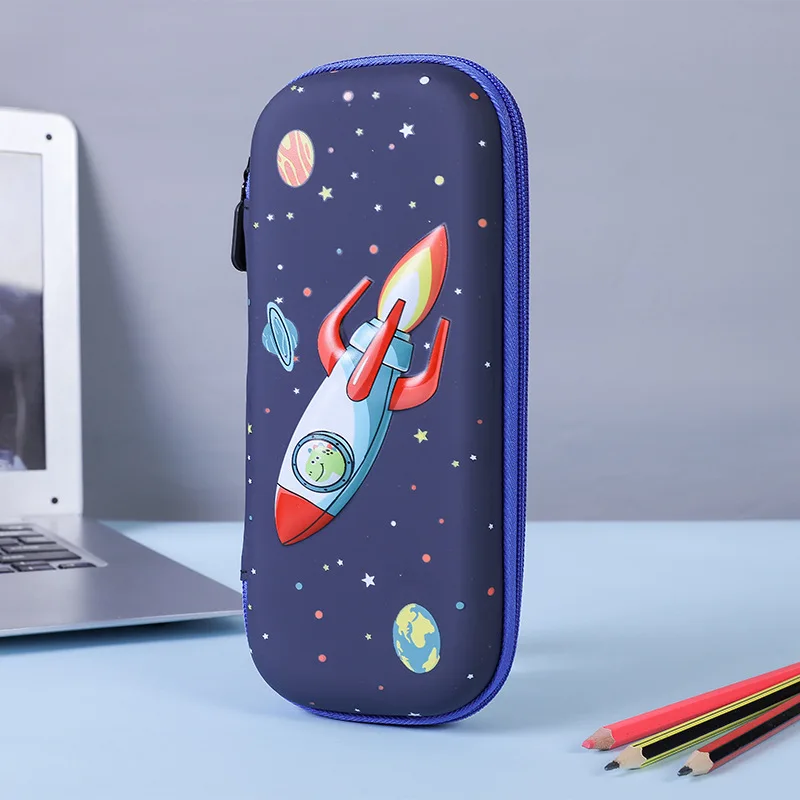 Мультяшный чехол для карандашей Канцелярский объемный трехмерный учеников