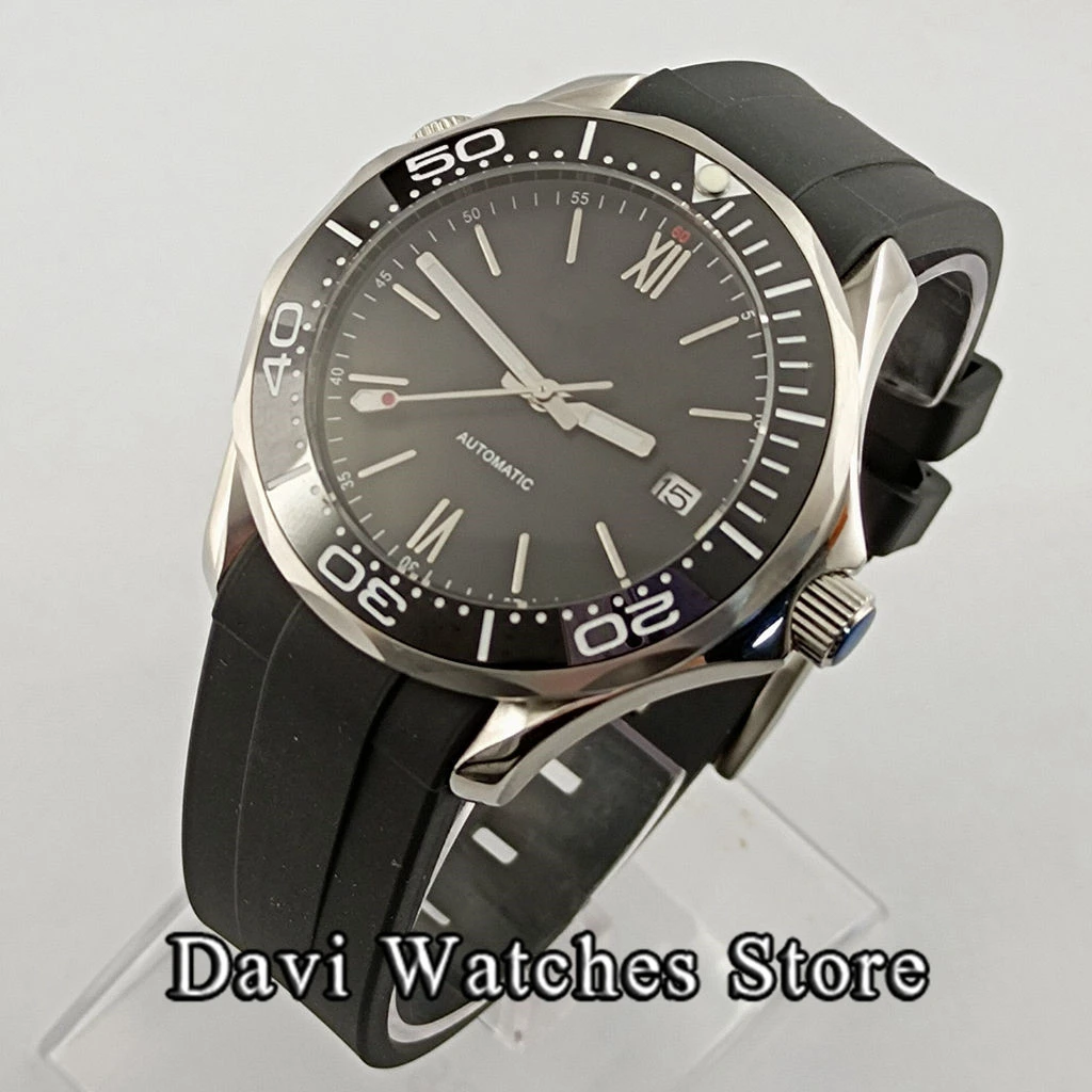 

41mm Bliger Sterile Black Top Luxury NH35A Men's Watches Sapphire Automatic Mechanical Movement Good Quality Elegant Man Watch