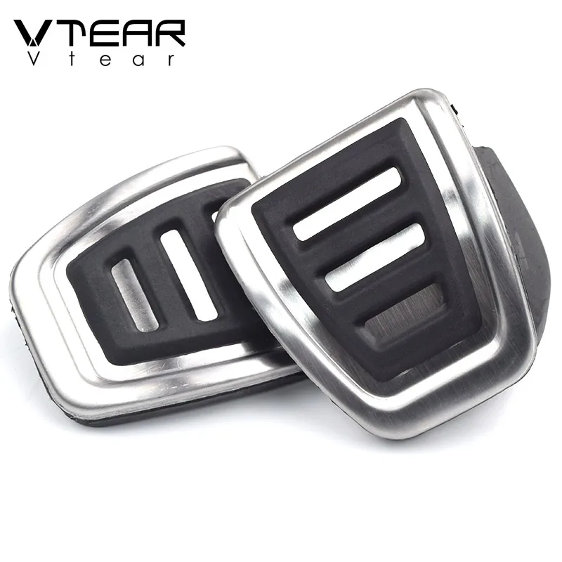 Vtear для VW mk2 Tiguan тигуан автомобильный акселератор масло Подножка педаль муфта сцепления тормозной дроссель беговые дорожки аксессуары для интерьера,автотовары