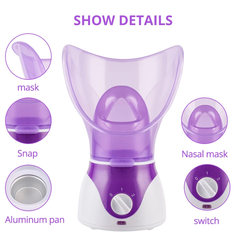Face Cleaner Beauty Device Facial Steamer Thermal Sprayer Skin Care Tool Humidifier | Красота и здоровье