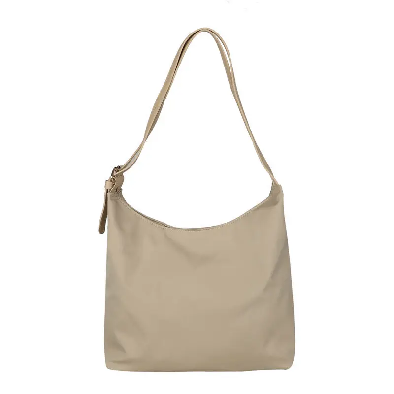 2021 New Fashion Densified Canvas Tote Bag Women's Single Shoulder Large Capacity Handbag Nature Style Casual Female Purse