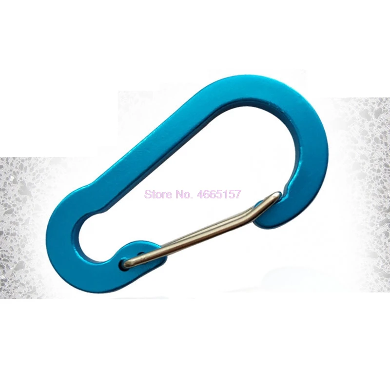 Компанией DHL 500 шт алюминиевый сплав Карабин на открытом воздухе Альпинизм