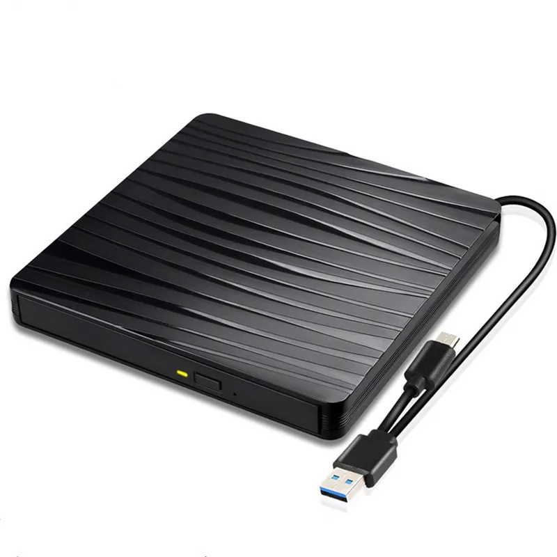 USB3.0 and Type C 1 YiYaYo Тип C USB 3,0 DVD привод DVD RW горелка Писатель Rewriter CD rom ридер плеер Внешний привод для портативных ПК Windows Mac OS - Цвет: USB3.0 and Type C 1