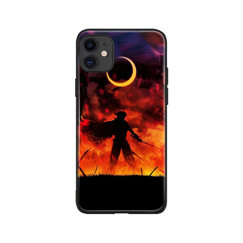 kyojuro rengoku anime phone case cover shell for iphone se 6s 7 8 plus x xr xs 11 pro max samsung s note 8 9 10 20 plus ultra free global shipping