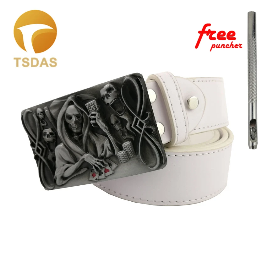 Мужской ремень с 3d застежкой в виде ковбоев металлическая съемная пряжка для