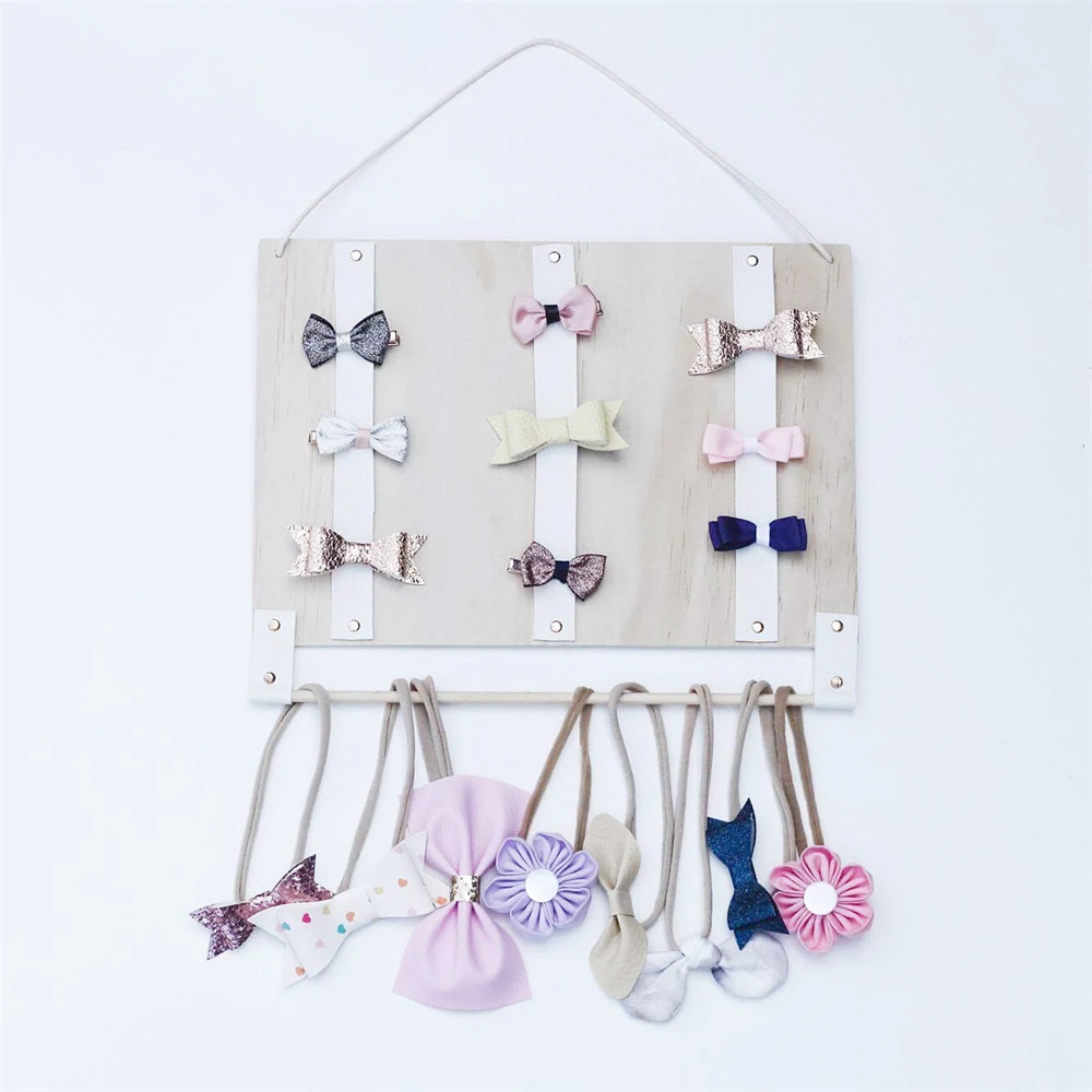 В скандинавском стиле для хранения ювелирных изделий из цельного дерева бант