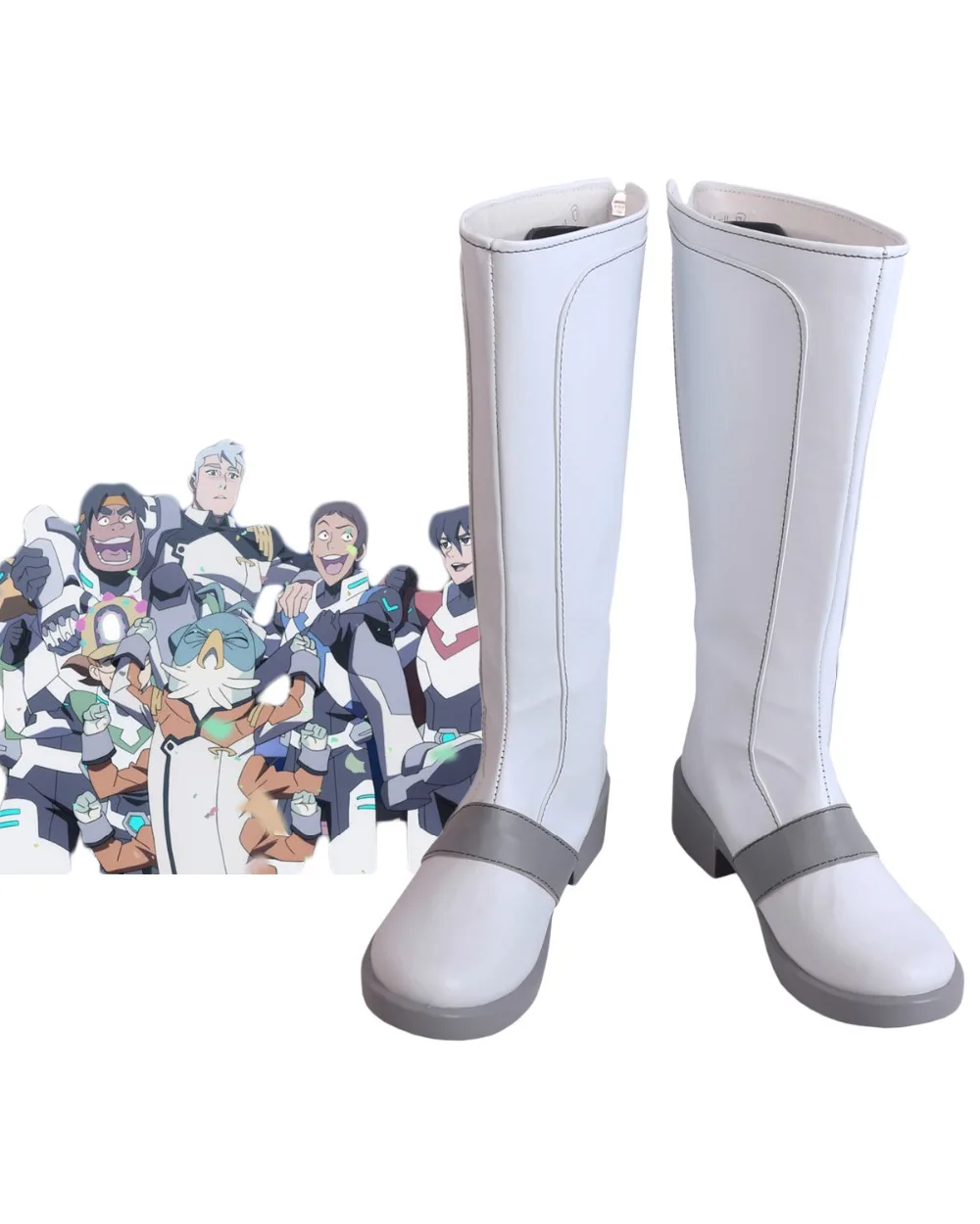 

Voltron: Легендарный Защитник Сезон 8, сапоги для косплея всех праздников, Белая обувь, аксессуары для костюмов на Хэллоуин, карнавал, косплей