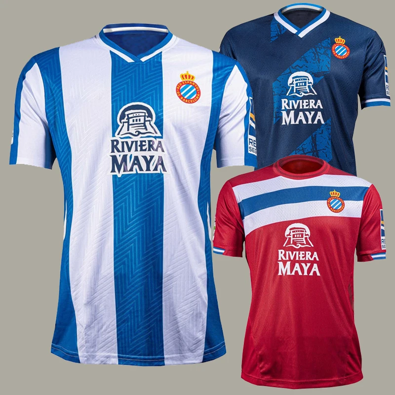 

New 2021-22 RCD Espanyol High quality Camisetas soccer jersey customize Wu Lei Javi Puado Raul de Tomas