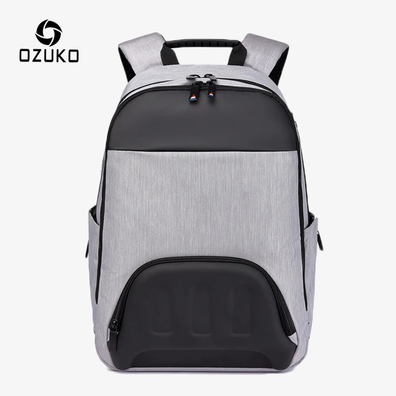 OZUKO 15 6 дюймов usb зарядка рюкзаки для ноутбука цветной лоскутный рюкзак мужчин