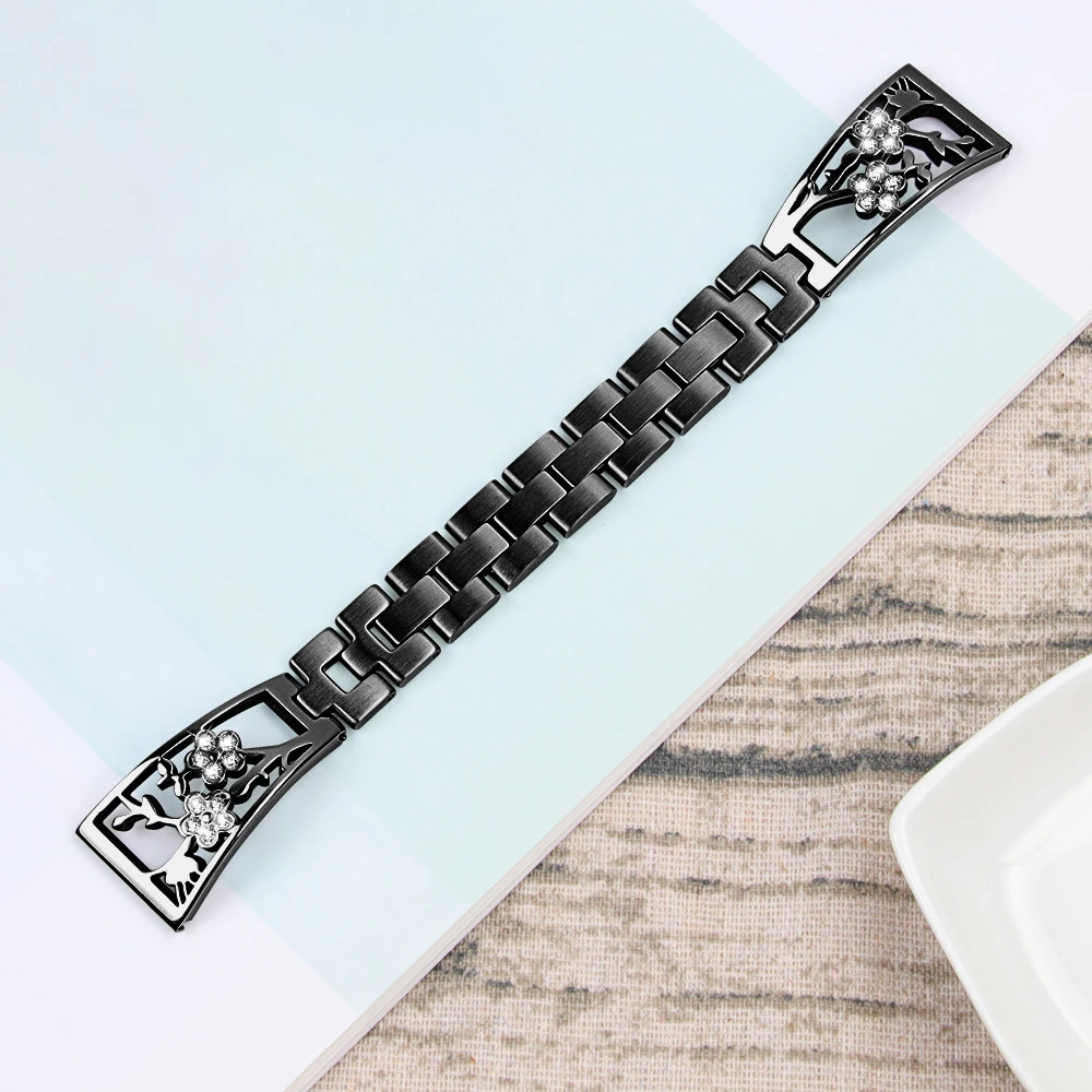 Universal 20mm 22mm Quick Release Watchband Stainless Steel Bracelet Diamond Luxury Watch Band Strap For Samsung Gear S2 S3 Belt |