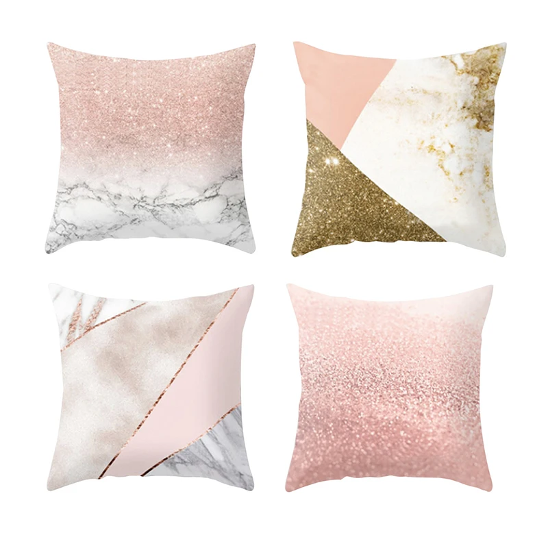 SearchI 4 шт. современный чехол для подушки с геометрическим узором простой узор