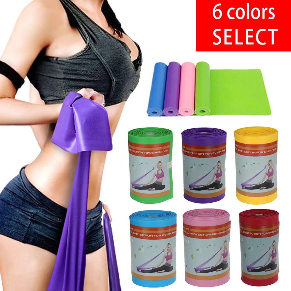Эластичная резиновая лента для занятий йогой эластичная спортом тренировок |