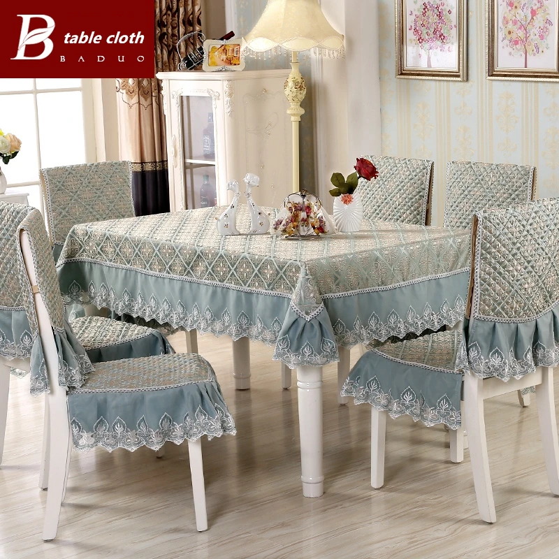 Скатерть с вышивкой в классическом стиле современный чехол для стола Наволочка