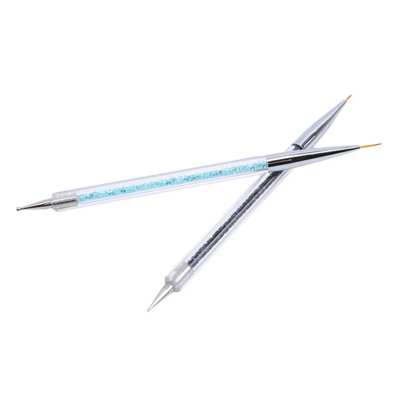 

Nail Art Line Brush Glitters Acrylic Ultra-Thin Liner Drawing Painting Pen Flower Stripes Nail Art Manicure Tools