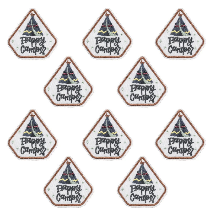 10 шт. кемпинг заплатки для одежды железная вышивка серия приключений бейдж