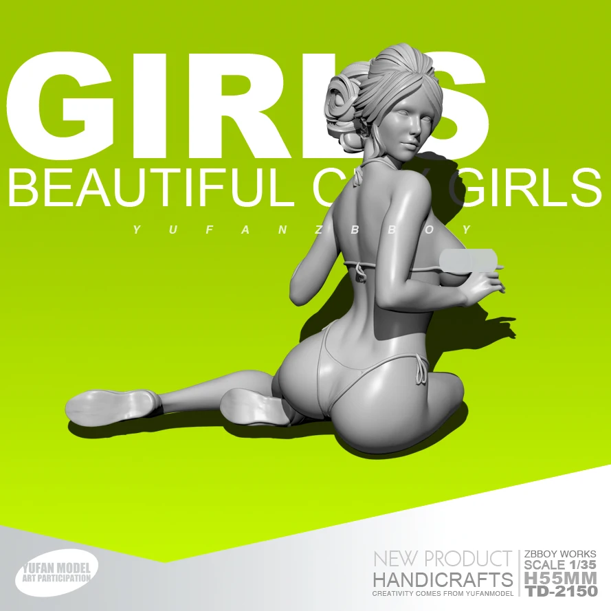 55 мм смолы Наборы для девочек пляжное платье Красота самодельный TD-2150 | Игрушки и