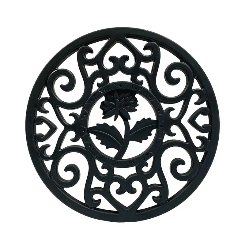 Круглый силиконовый коврик для чайника с теплоизоляцией и защитой от ожогов