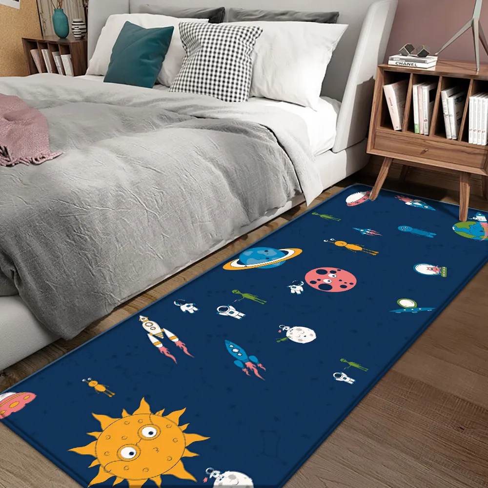 

Animal Picture Baby Hand Print Carpet Baby Play Mat Fashion Children Carpet Dropshipping Non-Slip Children Safety Flannel Carpet